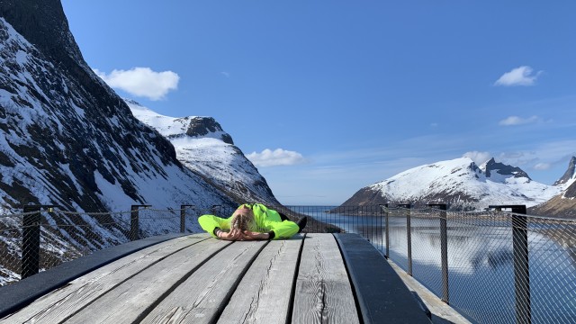 Platform above the void, Bergsbotn, Skaland, Norway