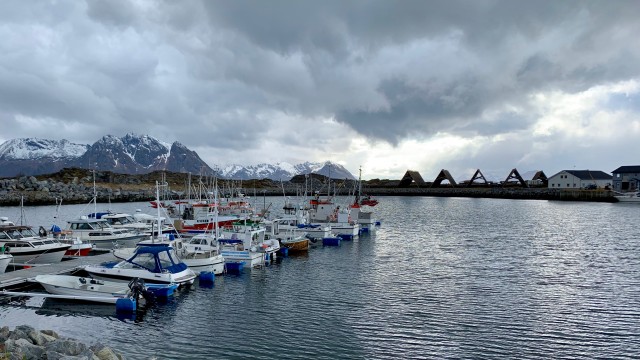 Triangular fish dryer, ⁨Austvågøy⁩, ⁨Laukvik⁩, ⁨Norway⁩